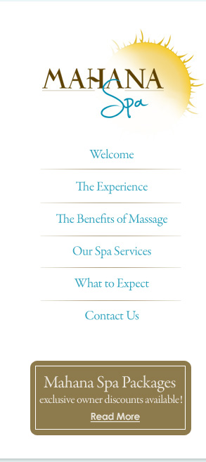 Welcome Mahana Spa